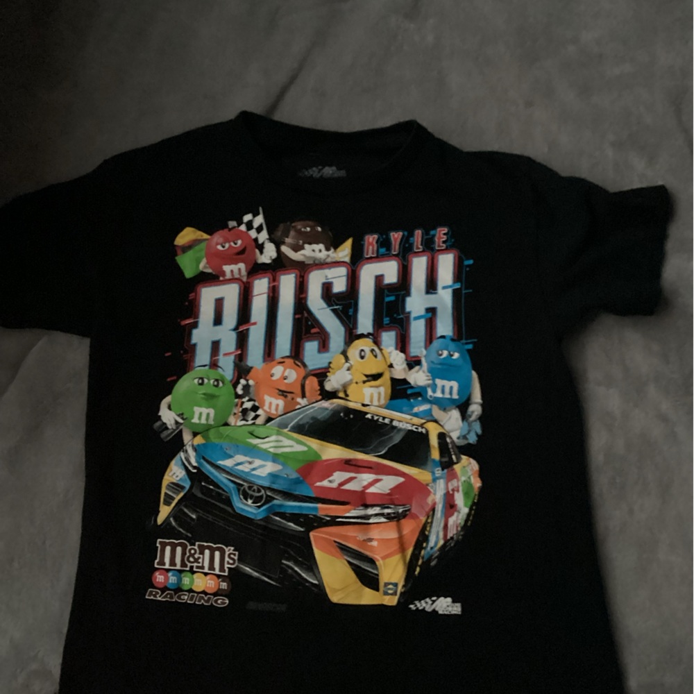 Kyle Busch M&M's Racing Kids T-Shirt - Black